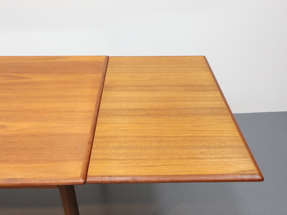 Image 1 of Mid - Century Modern Dining Table Extendable To 2.30M Teak