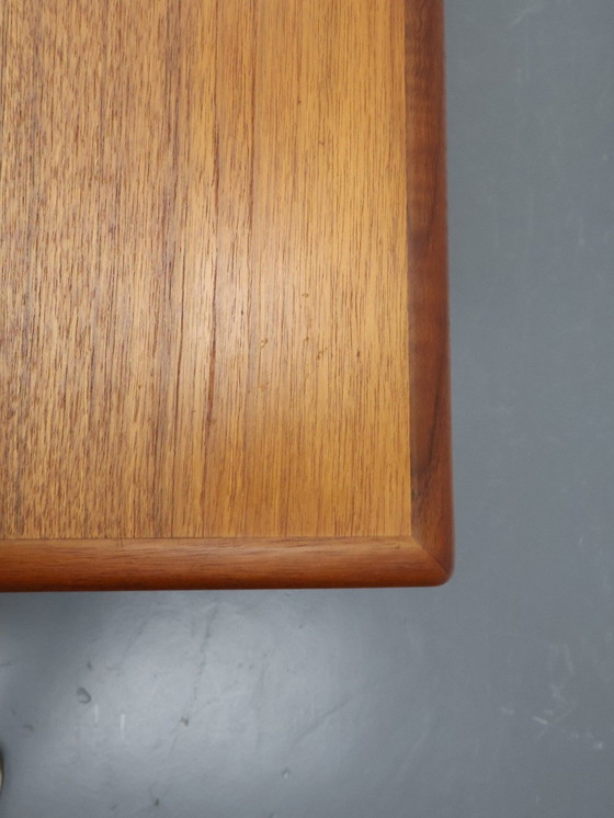 Image 1 of Mid - Century Modern Dining Table Extendable To 2.30M Teak