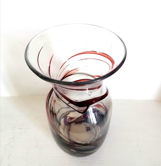 Image 1 of Tyrolean Art Deco Glass Vase