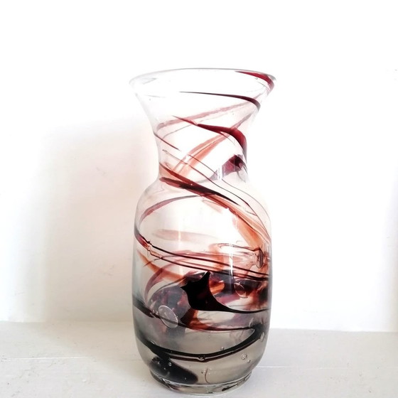 Image 1 of Tyrolean Art Deco Glass Vase