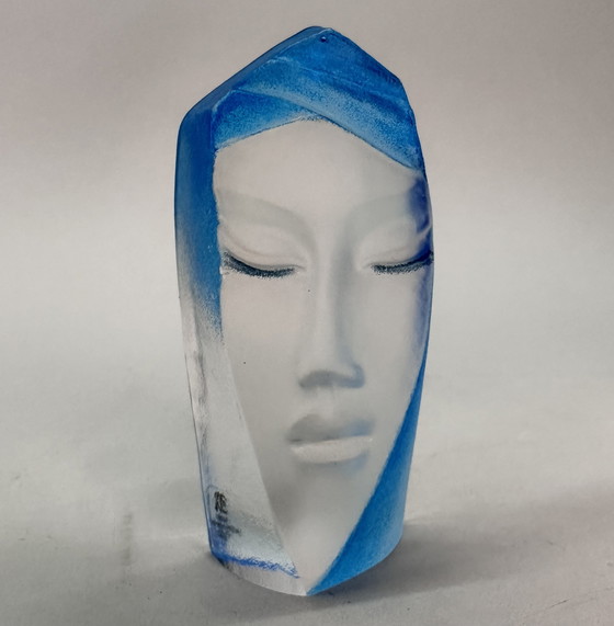 Image 1 of Small art glass object. Design, Mats Jonasson, Sweden.