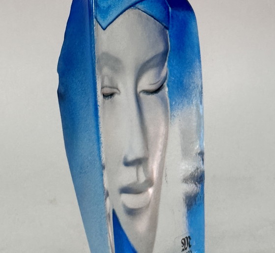 Image 1 of Small art glass object. Design, Mats Jonasson, Sweden.