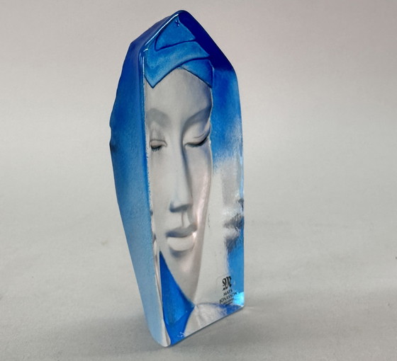 Image 1 of Small art glass object. Design, Mats Jonasson, Sweden.