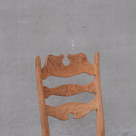 Image 1 of Set of 6 vintage oakwood Danish dining chairs by Henning Kjaernulf, 1960s