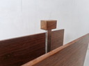 Rosewood Veneer Vintage Magazine Rack