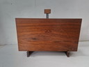 Rosewood Veneer Vintage Magazine Rack