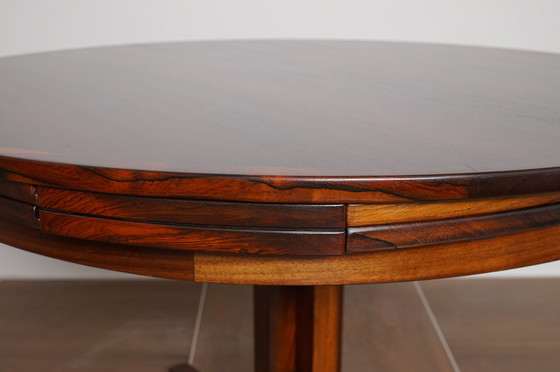 Image 1 of Dyrlund Lotus Flip Flap dining table made of rosewood