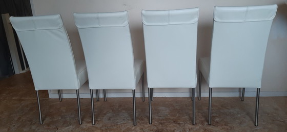 Image 1 of 4x Toledo Dining Chair White.