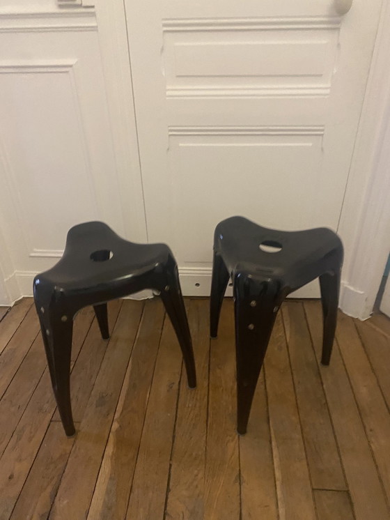 Image 1 of Pair De Tabourets Wisdom Tooth Yasu Sakamoto Design Dulton