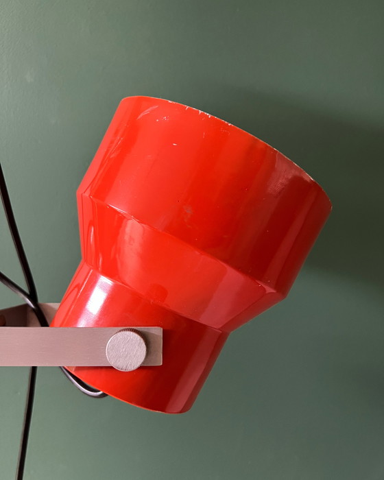 Image 1 of Lampada da terra vintage arancione Anvia | anni '70