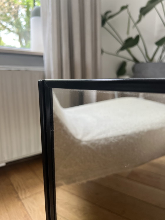 Image 1 of Vintage side table mirror cube