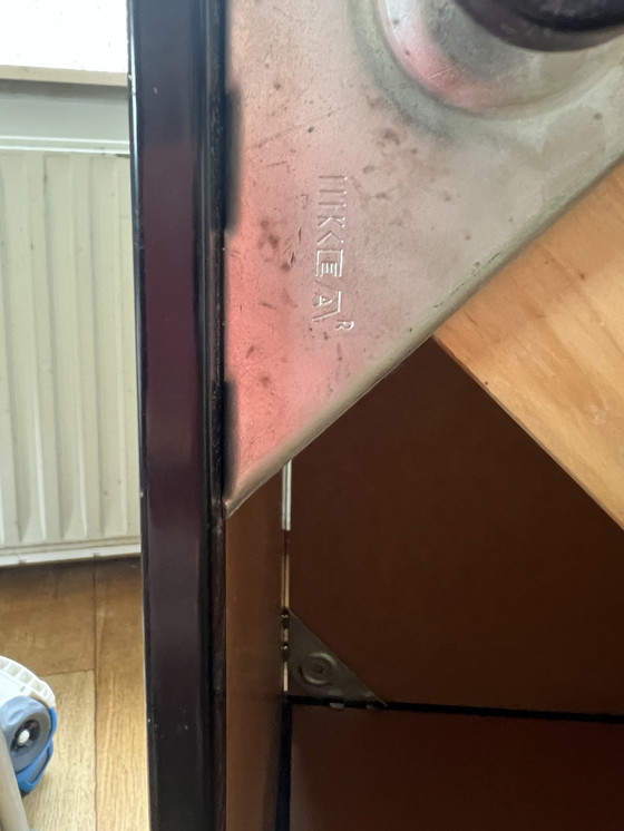Image 1 of Vintage side table mirror cube