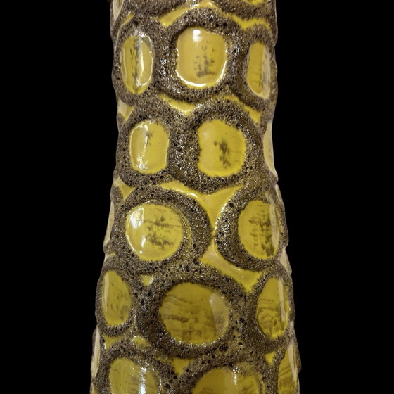 Image 1 of Fat Lava Ceramic Vase Strehla Keramik, Germany 1970S.