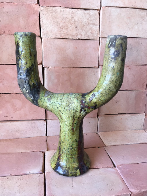 Tamegroute candlestick pottery