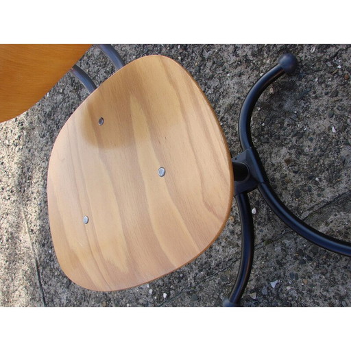 Set of 4 vintage Kinnarps chairs, 1970s