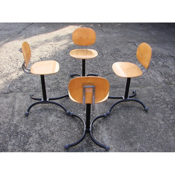 Image 1 of Set of 4 vintage Kinnarps chairs, 1970s