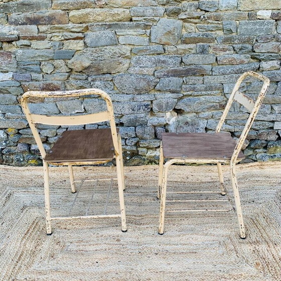 Image 1 of Pair of vintage boarding chairs