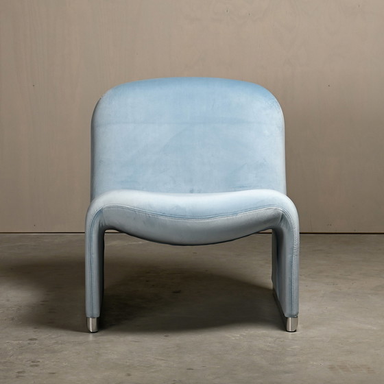 Image 1 of Giancarlo Piretti Alky Velvet Lounge Chair