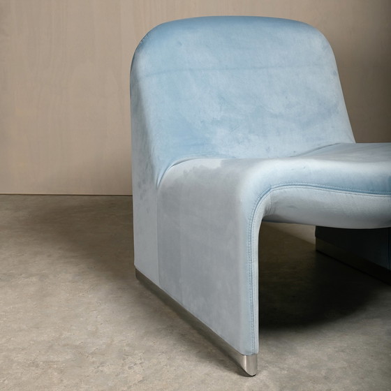 Image 1 of Giancarlo Piretti Alky Velvet Lounge Chair