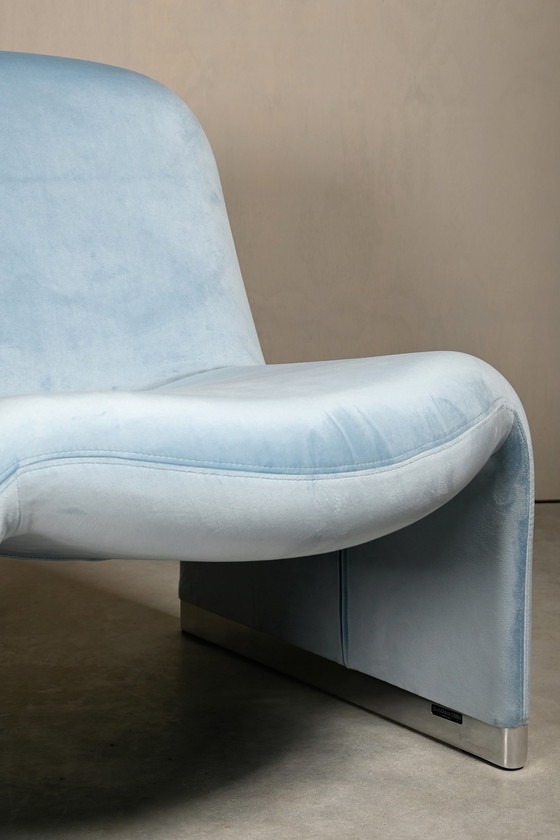 Image 1 of Giancarlo Piretti Alky Velvet Lounge Chair