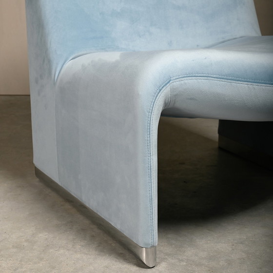 Image 1 of Giancarlo Piretti Alky Velvet Lounge Chair