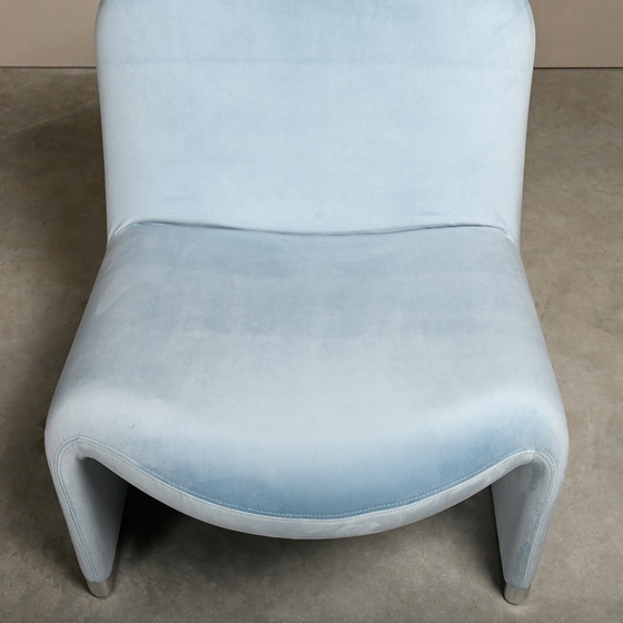 Image 1 of Giancarlo Piretti Alky Velvet Lounge Chair