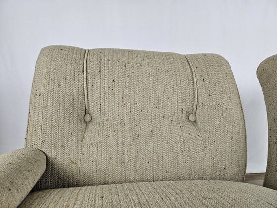 Image 1 of Mid Century Gray Modular Sofa