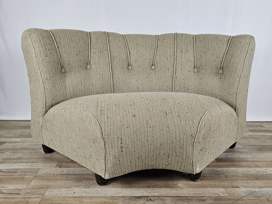 Image 1 of Mid Century Gray Modular Sofa