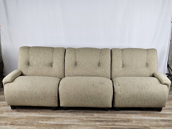 Image 1 of Mid Century Gray Modular Sofa