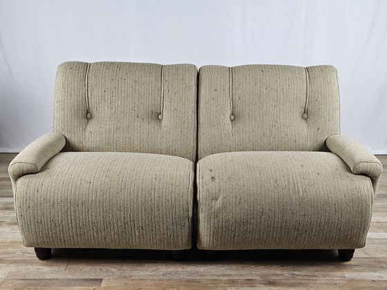 Image 1 of Mid Century Gray Modular Sofa