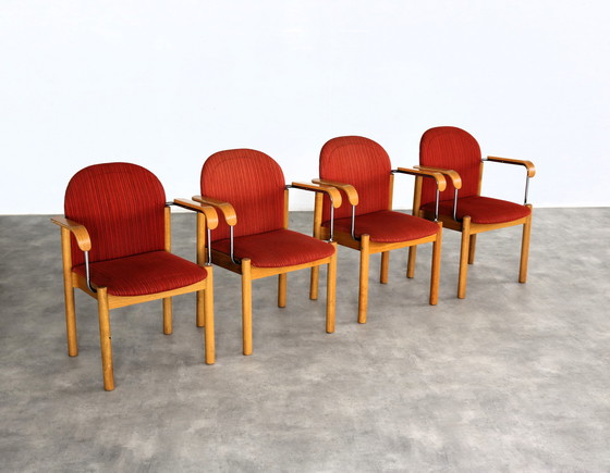 Image 1 of 4x vintage Kinnarps chairs