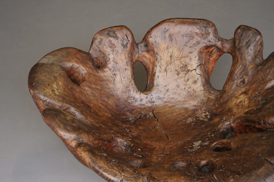 Image 1 of Carved solid wood chair, 1970