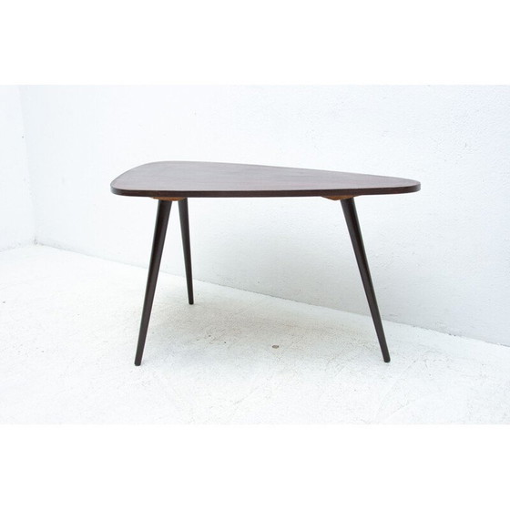 Image 1 of Vintage stained beech coffee table, 1960