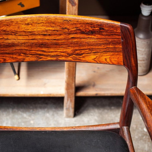 Vintage rosewood armchair for Scantic, 1960