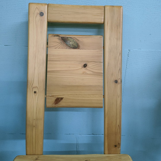 Image 1 of 4 sedie vintage in legno di pino anni '60-'70