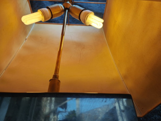 Image 1 of Jean Claude Mahey, Lacquered Wooden Table Lamp