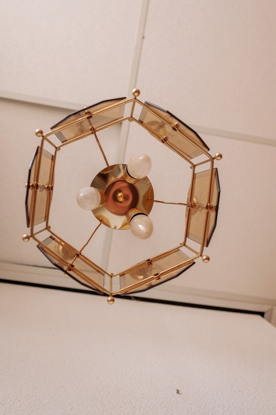 Image 1 of Lampada a sospensione vintage danese Reijmyre Glassbruk