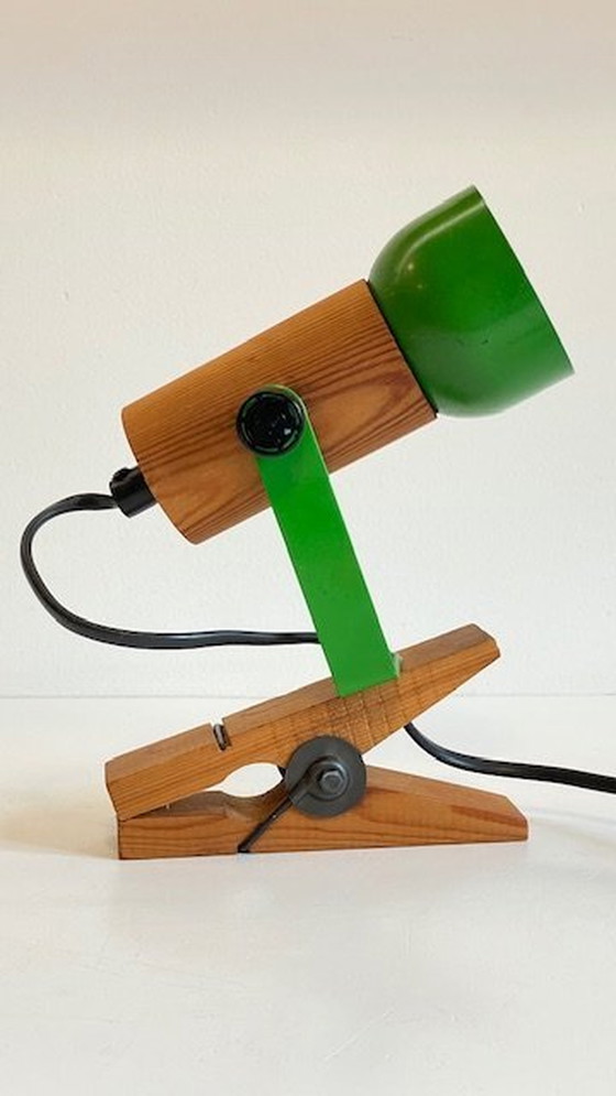 Image 1 of Adjustable spotlight on clamp 70's France