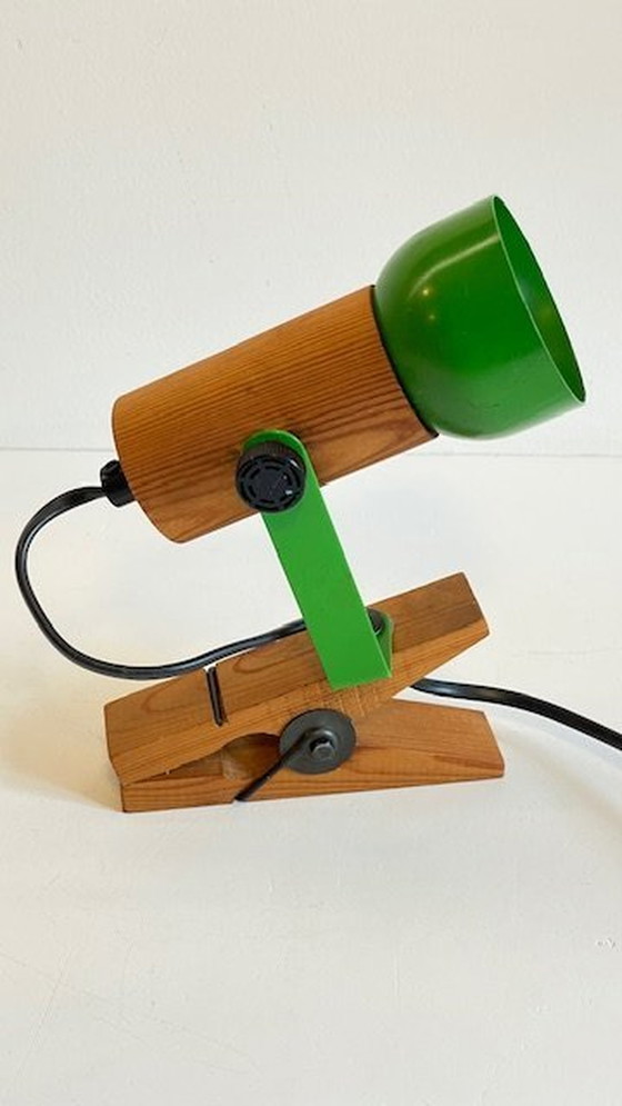 Image 1 of Adjustable spotlight on clamp 70's France