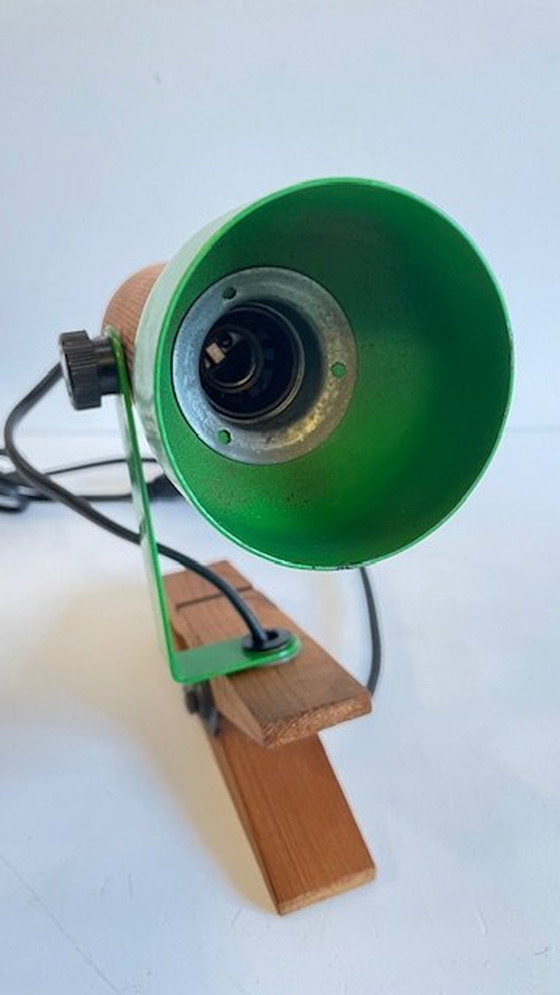 Image 1 of Adjustable spotlight on clamp 70's France