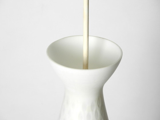 Image 1 of Lampe suspendue Diabolo en verre Mid Century par Aloys Gangkofner pour Peill & Putzler