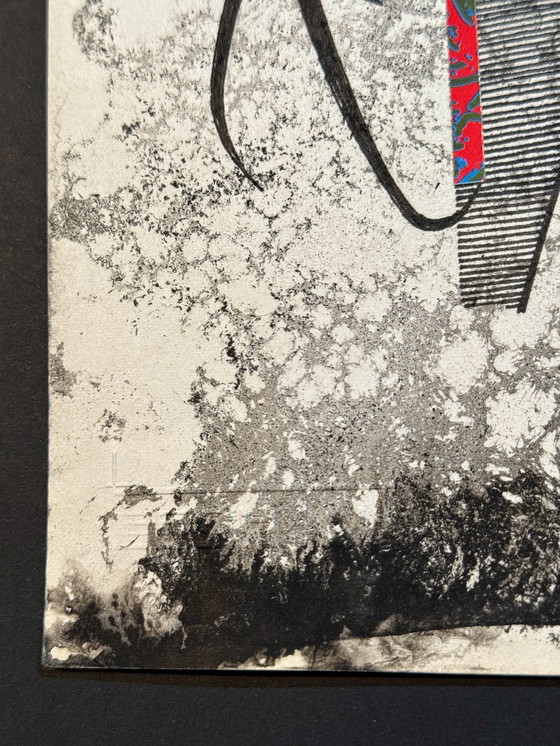 Image 1 of A Set Of 2 Artworks With Elements Of Collage- Eugene Eechaut (1928-2019)