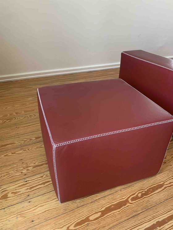 Image 1 of Möller Design - Double bed "Brian" with stool & 2 slatted frames