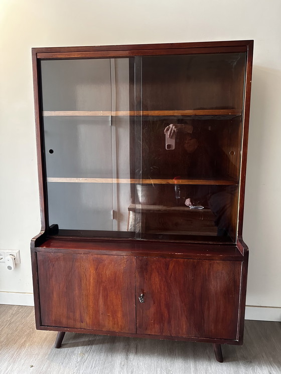 Image 1 of Midcentury Highboard Cabinet