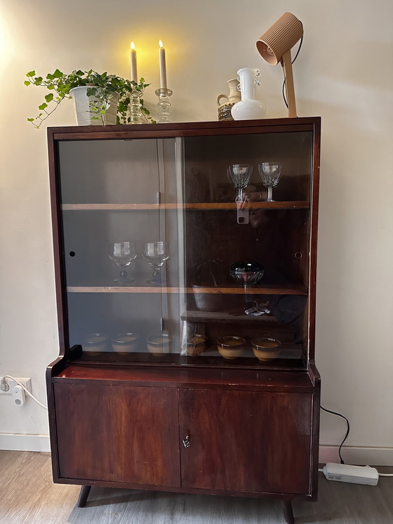 Image 1 of Midcentury Highboard Cabinet