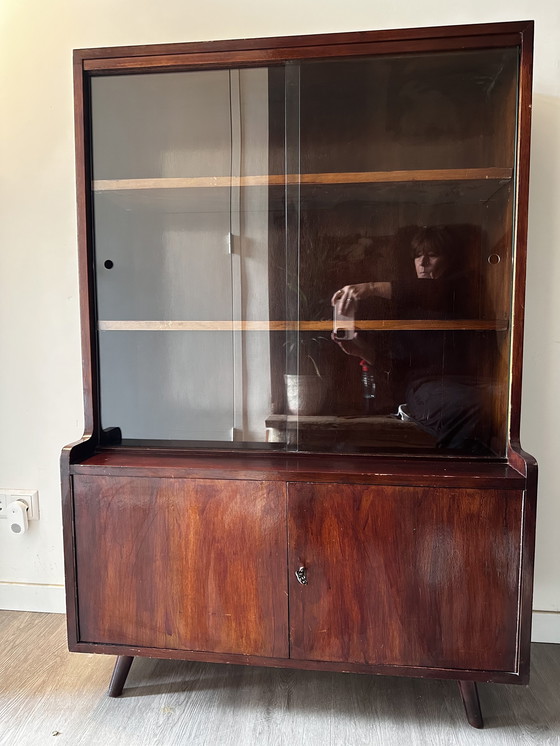 Image 1 of Midcentury Highboard Cabinet