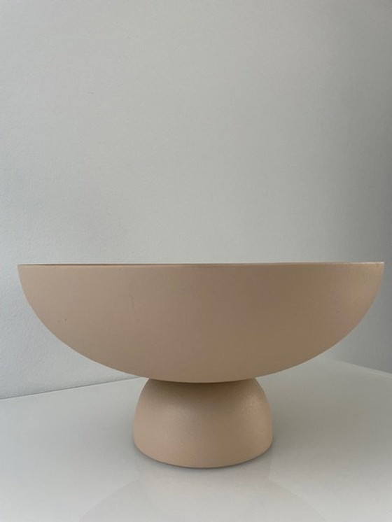 Image 1 of Modern Minimalist Bowl Pastel/Nude Matte Coated Metal