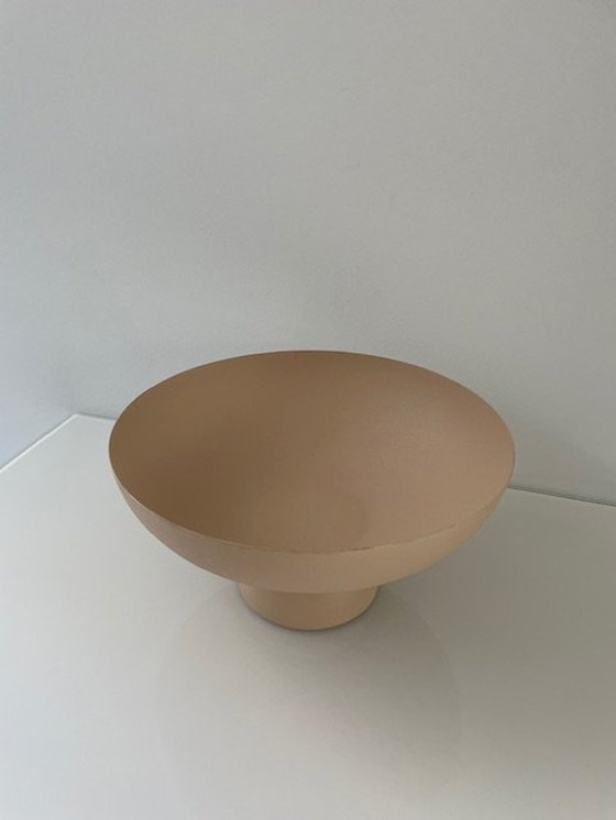 Image 1 of Modern Minimalist Bowl Pastel/Nude Matte Coated Metal