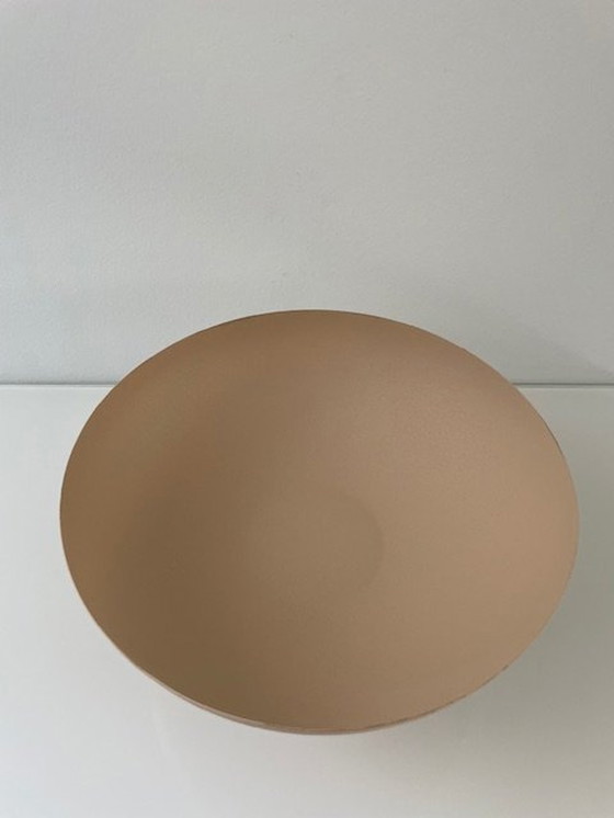 Image 1 of Modern Minimalist Bowl Pastel/Nude Matte Coated Metal