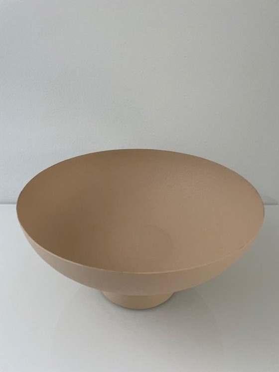 Image 1 of Modern Minimalist Bowl Pastel/Nude Matte Coated Metal